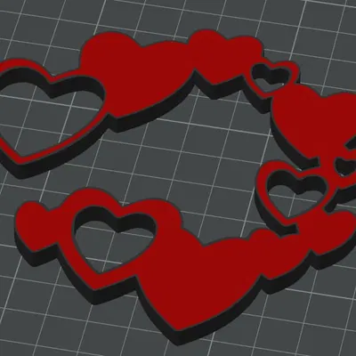 Heart walldecor – Vòng treo tường hình trái tim