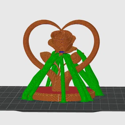 Rose in Heart – Hoa hồng trong khung trái tim