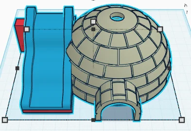 Lều băng (Igloo) kèm cầu trượt