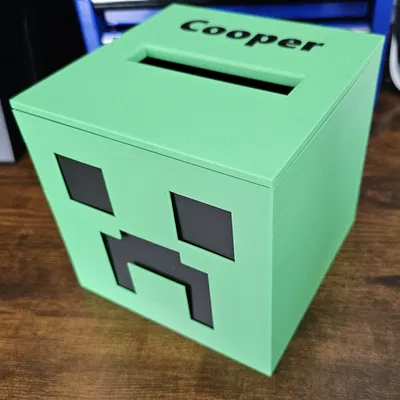 Hộp Valentine Đầu Creeper (Creeper Head Valentines Box)