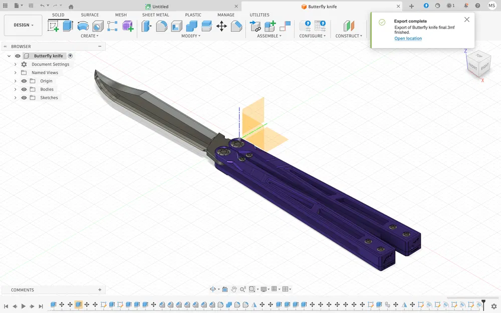 Dao bướm (Butterfly knife) - Image 2