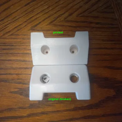 Bracket đỡ khay ngăn crisper Frigidaire (Frigidaire Crisper Drawer Shelf Holder Bracket)