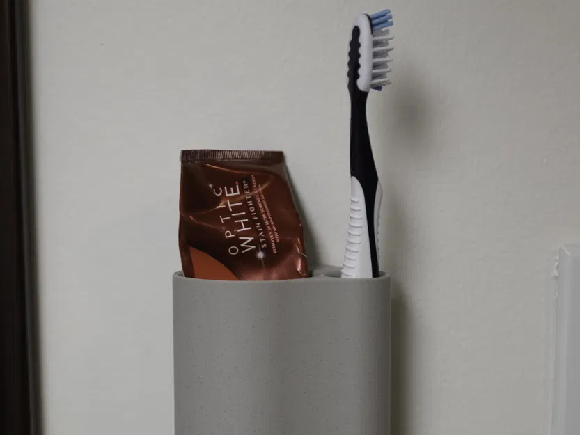 Giá Đỡ Kem Đánh Răng Mỏng Gắn Tường Dùng Command Strip - Image 4