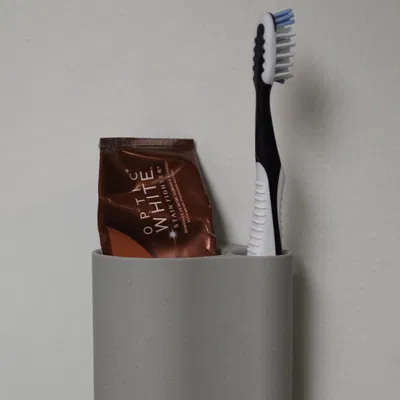 Giá Đỡ Kem Đánh Răng Mỏng Gắn Tường Dùng Command Strip