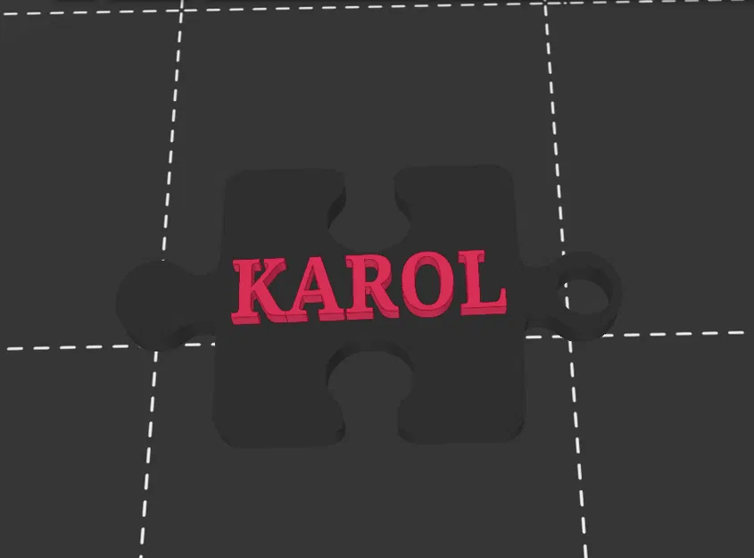 Móc khóa (brelok) puzzle Karol - Image 1