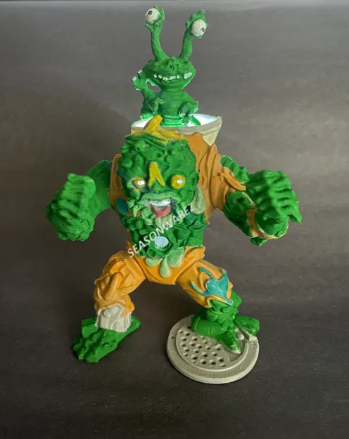 Muckman & Joe Eyeball - Đống Rác Độc Hại (Đồ chơi TMNT) - Image 2