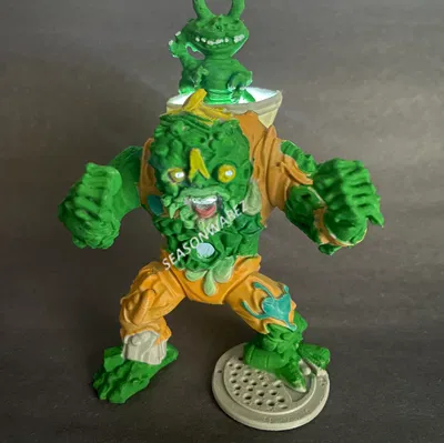 Muckman & Joe Eyeball - Đống Rác Độc Hại (Đồ chơi TMNT)