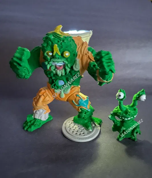 Muckman & Joe Eyeball - Đống Rác Độc Hại (Đồ chơi TMNT) - Image 4
