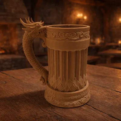 Ly Bia Rồng / Giá Đỡ Lon Bia (Dragon Beer Mug / Beer Can Holder)