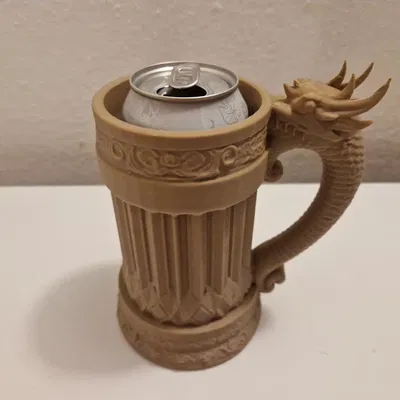 Ly Bia Rồng / Giá Đỡ Lon Bia (Dragon Beer Mug / Beer Can Holder)