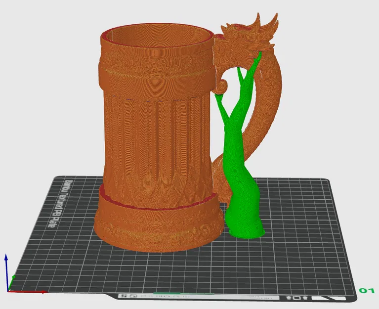 Ly Bia Rồng / Giá Đỡ Lon Bia (Dragon Beer Mug / Beer Can Holder) - Image 7