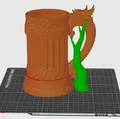 Ly Bia Rồng / Giá Đỡ Lon Bia (Dragon Beer Mug / Beer Can Holder) - Thumbnail 7