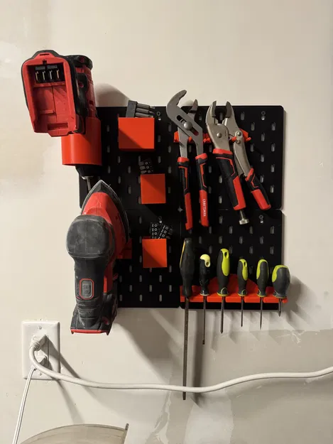 Drill Mount (Ngàm treo máy khoan cho bảng Skådis) - Image 1