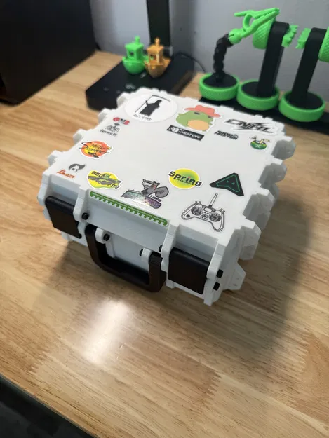 (Remix) Hộp Gridfinity nắp trơn xếp chồng 18x13cm – bản Short - Image 1