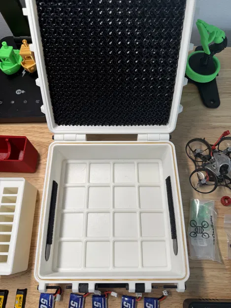 (Remix) Hộp Gridfinity nắp trơn xếp chồng 18x13cm – bản Short - Image 3