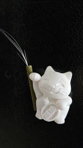 Khay giữ râu mèo Maneki-Neko (Maneki-Neko Cat Whisker Holder) - Image 1