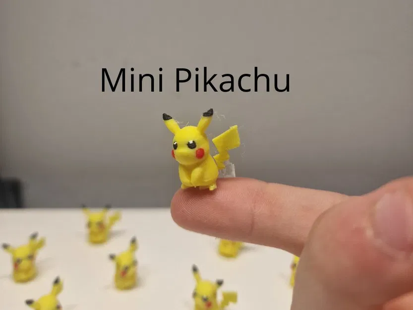 Mini Cute Pikachu – Tượng Pikachu mini cao 20 mm - Image 1