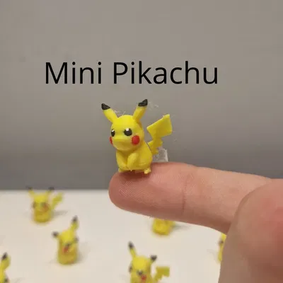 Mini Cute Pikachu – Tượng Pikachu mini cao 20 mm