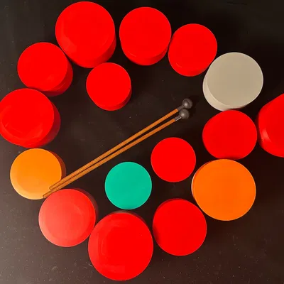 Teacup Gongs – Nhạc Cụ Gõ PLA Đặc (In Dễ)