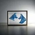 String Art Hai Chú Chó (Dogs String Art) - Thumbnail 1