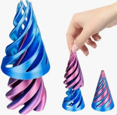 Sparial fidget cone – Cone fidget xoắn ốc vui nhộn - Image 3
