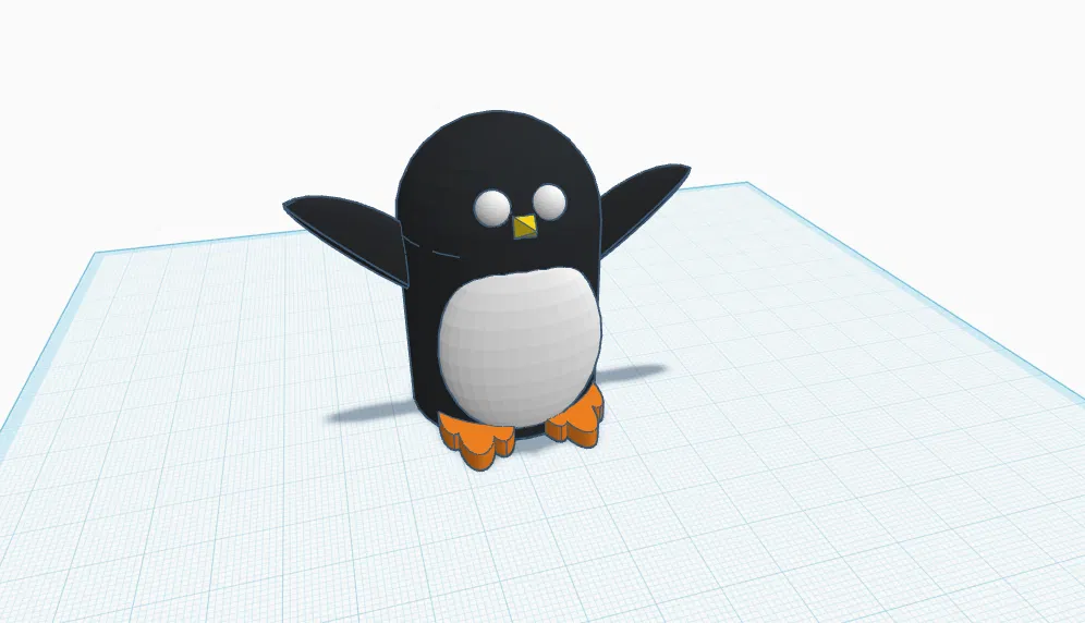 Chim cánh cụt nhỏ xinh dễ thương (Cute Penguin) - Image 1