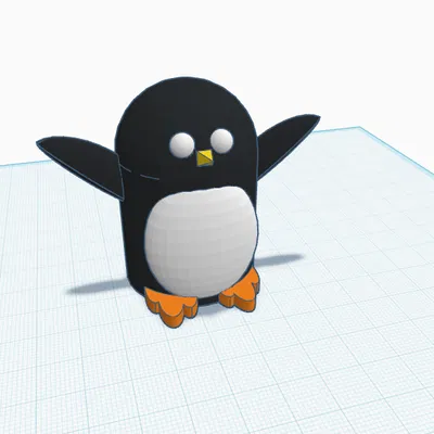 Chim cánh cụt nhỏ xinh dễ thương (Cute Penguin)