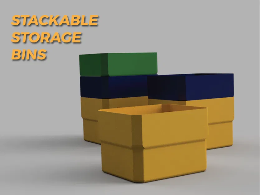 Hộp Lưu Trữ Xếp Chồng (Vase Mode) - Image 1