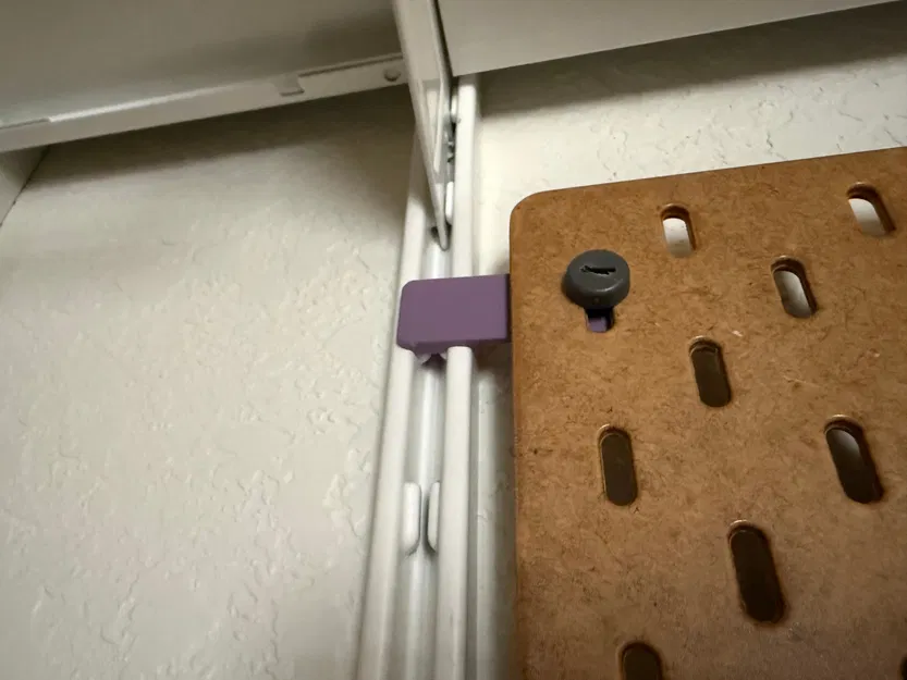 Ngàm gắn pegboard IKEA SKADIS vào BOAXEL, kéo dài 1mm - Image 2