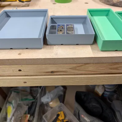 Profile in PLA Gridfinity Box: Ceramic Hotend + Nozzle Hardened Steel 0.4mm