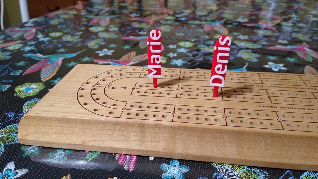 Peg Cribbage khắc tên của bạn - Image 1