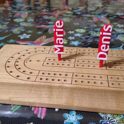 Peg Cribbage khắc tên của bạn