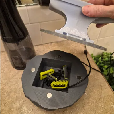 Thanh Kiếm Trong Đá: Giá Đỡ Philips OneBlade Collab kèm Ngăn Phụ Kiện Ẩn