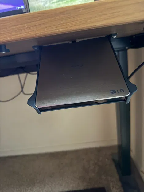 Giá treo xoay hạ dưới bàn cho ổ LG BP60NB10 Blu-Ray drive và các ổ khác - Image 2