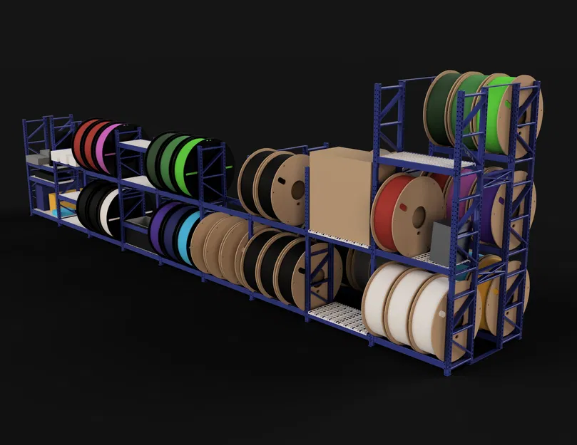 Hệ kệ racking modular (dựa trên kệ kho thật) - Image 3