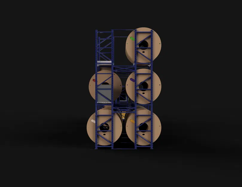 Hệ kệ racking modular (dựa trên kệ kho thật) - Image 4