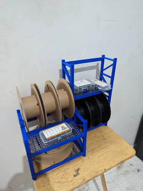 Hệ kệ racking modular (dựa trên kệ kho thật) - Image 6