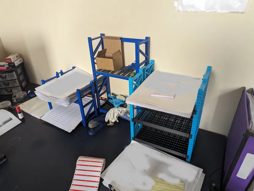 Hệ kệ racking modular (dựa trên kệ kho thật) - Image 9