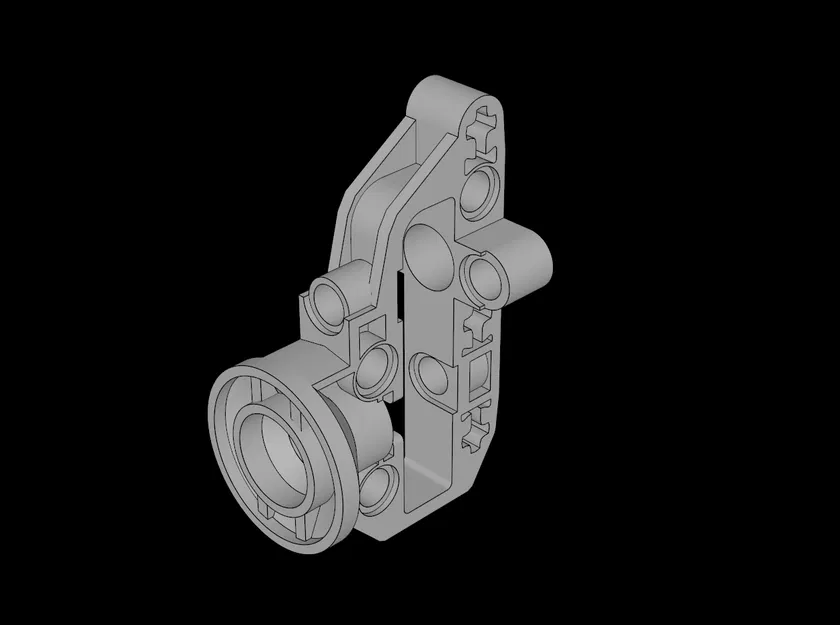 Khung Technic Steering Portal Axle tương thích LEGO (92908.dat) - Image 1