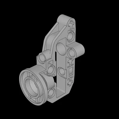 Khung Technic Steering Portal Axle tương thích LEGO (92908.dat)