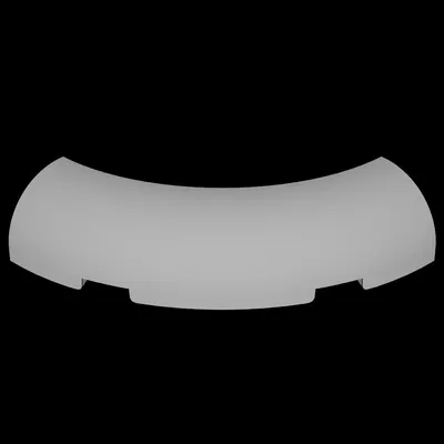 Gạch Lego Compatible (5651.dat) 4 x 4 x 1 bo góc tròn, mặt trên cong