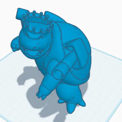 Blastoise đội vương miện