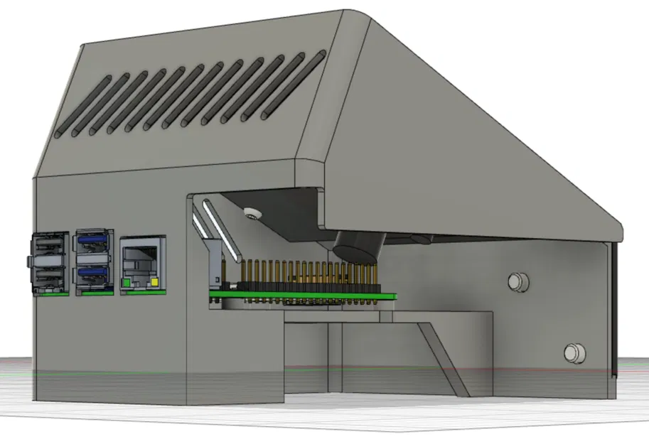 Case LCD Ender 3 Pro + Raspberry Pi 4 (Remix kèm file STEP) - Image 4
