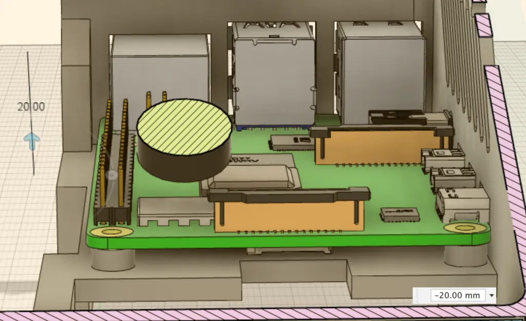 Case LCD Ender 3 Pro + Raspberry Pi 4 (Remix kèm file STEP) - Image 7