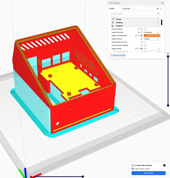 Case LCD Ender 3 Pro + Raspberry Pi 4 (Remix kèm file STEP) - Image 8