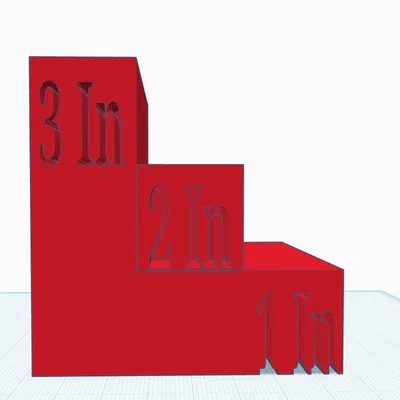 Khối lập phương 1, 2 và 3 inch