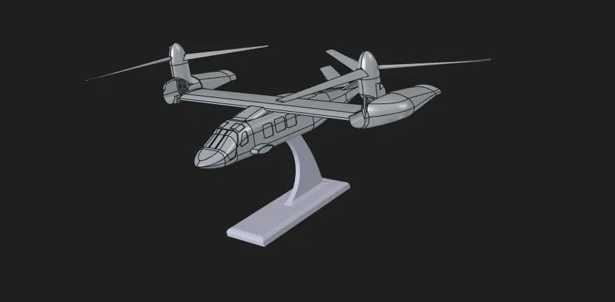 MV-75 (V-280 Valor) kèm đế trưng bày & rotor xoay - Image 4