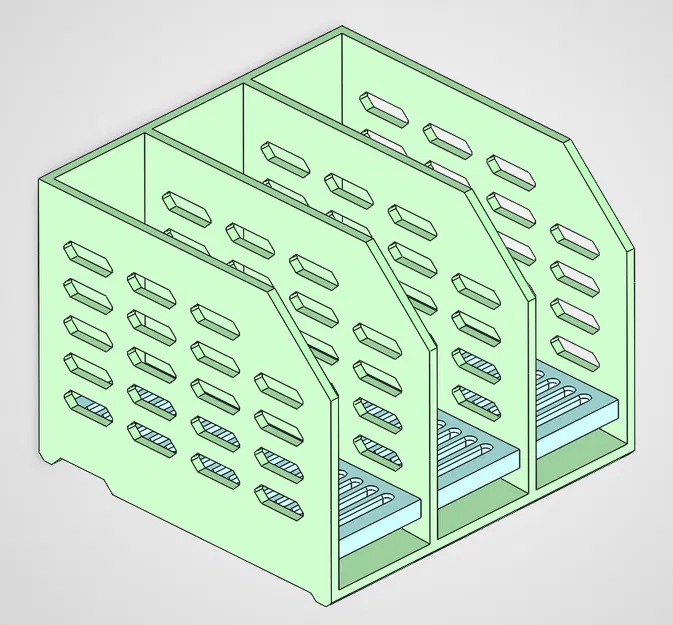 Khay đựng miếng rửa chén thoát nước - parametric - Image 4