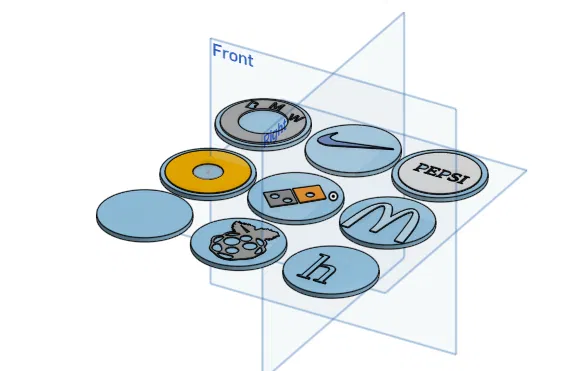 Cool Coins – Đồng xu logo nhiều thương hiệu - Image 1