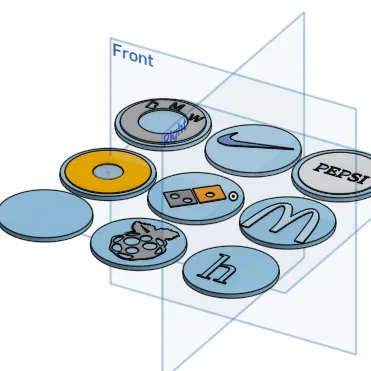 Cool Coins – Đồng xu logo nhiều thương hiệu